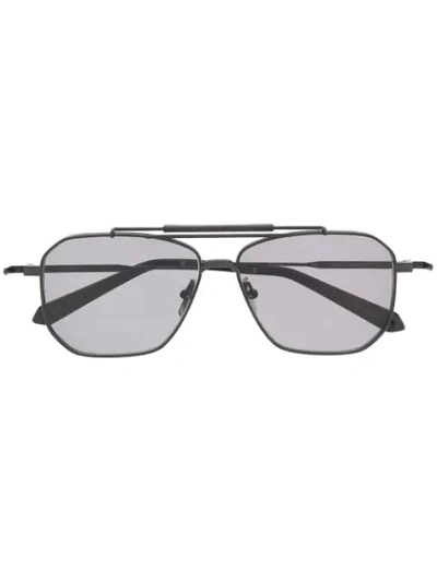 Frency & Mercury Aviator Frame Sunglasses In Black