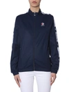 Reebok Sweatshirt With Side Bands In Blue