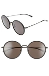 SALT AUDREY 56MM POLARIZED ROUND SUNGLASSES,AUDREY