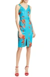 TED BAKER JORDJA FANTASIA PANEL BODY-CON DRESS,154925-JORDJA-WMD