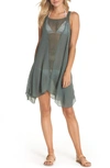 ELAN Crochet Inset Cover-Up Dress,B-CR5145