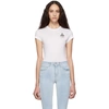 OFF-WHITE OFF-WHITE WHITE CARRYOVER FITTED T-SHIRT