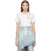 OFF-WHITE OFF-WHITE WHITE CRUMBLING WOMAN CASUAL T-SHIRT