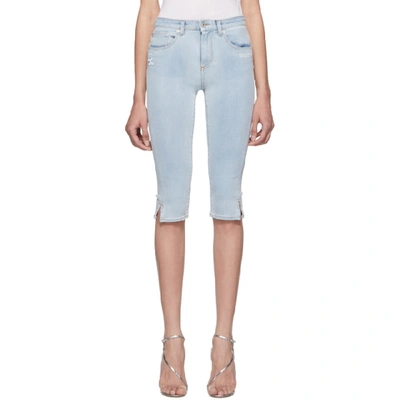 Off-white Skinny Cropped Jeans - 蓝色 In Blue