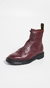 Dr. Martens Anfibi Stringati 1460 Red Smooth In Oxblood