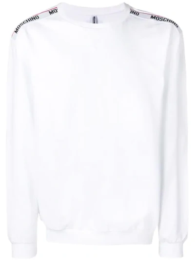 Moschino Logo T恤 - 白色 In White