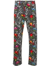 VERSACE FLORAL PRINT TROUSERS