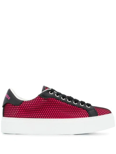 Dsquared2 Mesh Low Top Sneakers - 粉色 In Pink