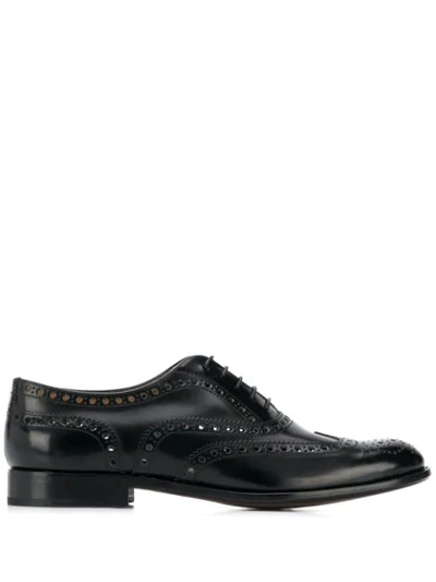 Church's Burwood Polished Oxford Brogue In F0aab Black