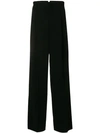 DSQUARED2 DSQUARED2 WIDE LEG PLEATED TROUSERS - 黑色