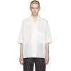 LEMAIRE LEMAIRE WHITE CONVERTIBLE COLLAR SHIRT