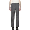 GUCCI GUCCI GREY CUFFED TROUSERS