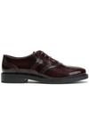 TOD'S GLOSSED-LEATHER BROGUES,3074457345625256313