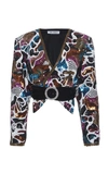 ATTICO BELTED SEQUINED COTTON JACKET,737430