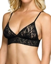 Hanky Panky Signature Lace Padded Triangle Bralette In Black