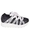 Ruco Line Logo Platform Sneakers In Black/white