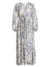 ZIMMERMANN Verity Floral Silk Midi Dress