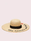 KATE SPADE THE RUMORS ARE TRUE SUNHAT,722947141171