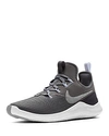 Nike Women's Free Tr 8 Low-top Sneakers In Gunsmoke/metallic Silver/gridiron
