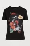 ALEXANDER MCQUEEN PORTRAIT PRINT T-SHIRT,570733QMZ40 901