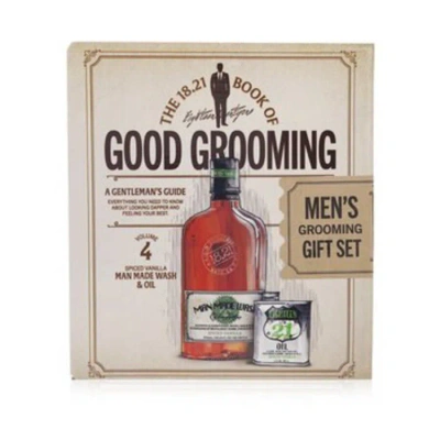 18.21 Man Made Men's Book Of Good Grooming Volume 4 Gift Set Sets 850024571020 In White