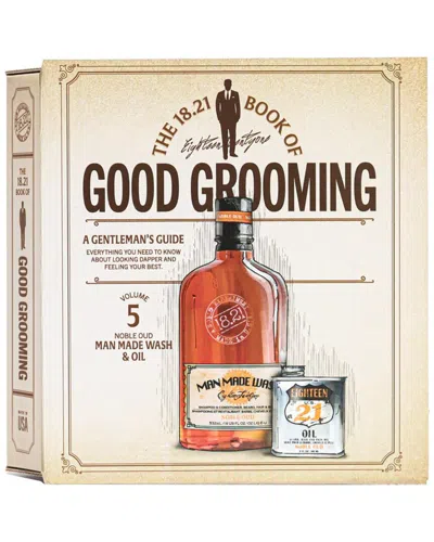 18.21 Man Made Men's 18+ 2oz Book Of Good Grooming Volume 5 Set - Noble Oud In Multi