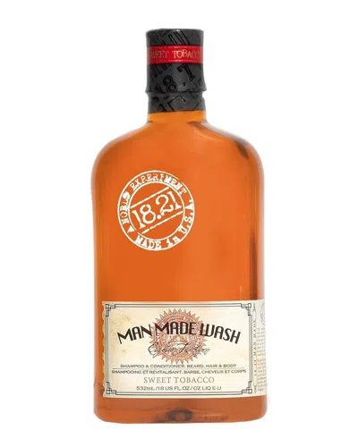 18.21 Man Made Men's 18oz 3-in-1 Man Made Wash - Sweet Tobacco In Transparent