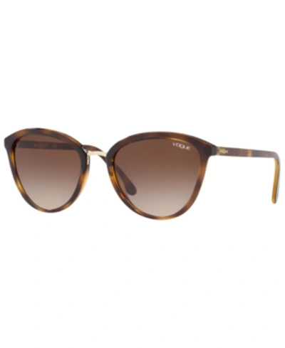 Vogue Sunglasses, Vo5270s 57 In Brown Gradient