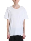 ATTACHMENT WHITE COTTON T-SHIRT,10852818