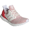 Adidas Originals Women's Ultraboost 4.0 Running Shoes, Red - Size 9.0 In Chalk White/ Active Red
