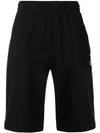 Kenzo Elasticated Waistband Shorts In 99 Black