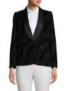 MARC JACOBS EMBELLISHED SHAWL-COLLAR BLAZER,0400010393626