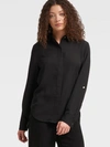 DONNA KARAN DKNY WOMEN'S BUTTON-UP SHIRT WITH ROLL-TAB SLEEVE -,73878076