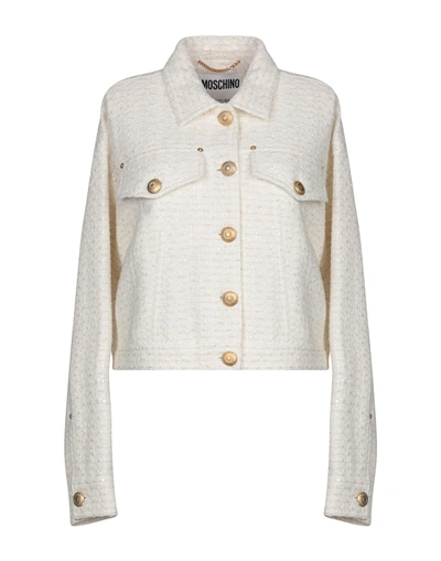 Moschino Blazer In Ivory