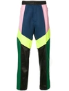 DSQUARED2 DSQUARED2 COLOUR BLOCK TROUSERS - 黑色