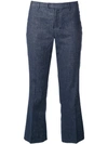 MAX MARA CROPPED LOW RISE JEANS