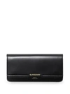 BURBERRY HORSEFERRY EMBOSSED LEATHER CONTINENTAL WALLET