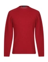 Zanone Sweaters In Red
