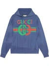 GUCCI SWEATSHIRT WITH INTERLOCKING G PRINT