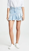 ALICE AND OLIVIA MINI FLOUNCE RUFFLE SKIRT