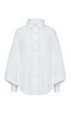 ANNA QUAN CASTIGLIA COTTON-POPLIN BUTTON-UP SHIRT,737986