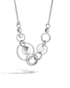John Hardy Sterling Silver Dot Multi-link Necklace, 18 In Silver