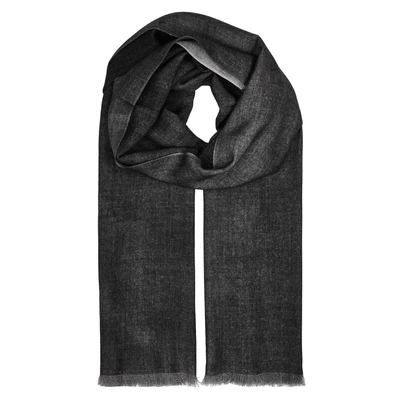 Ama Pure Sand Wool Scarf In Grey