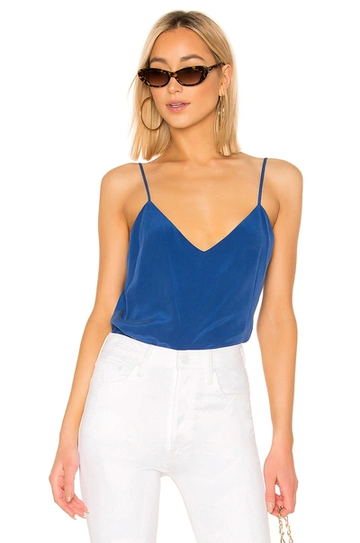 L Agence Jane Camisole Tank In Royal Blue