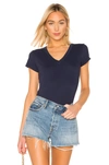 L Agence Becca Tee In Navy