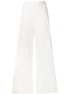 PINKO PINKO FLARED TAILORED TROUSERS - 白色