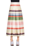 AKRIS PUNTO MEMPHIS GLASS STRIPE SKIRT,335103061452