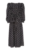 MARC JACOBS BELTED PRINTED SILK DRESS,W2190315-