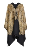 ETRO PRINTED WOOL-BLEND CAPE,738624