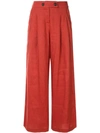 SUBOO RISING SUN WIDE LEG TROUSERS